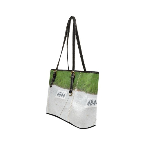 Street Number 4844 Leather Tote Bag/Small (Model 1640)