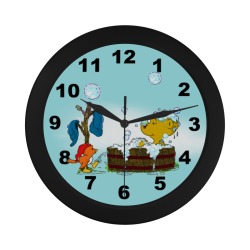 Ferald's Bubble Bath Circular Plastic Wall clock