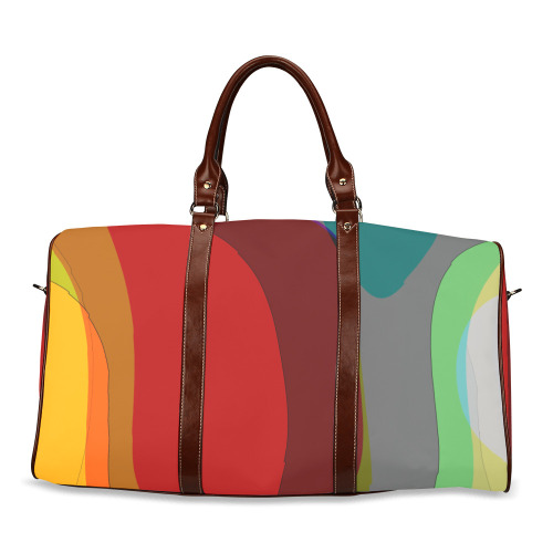 Colorful Abstract 118 Waterproof Travel Bag/Small (Model 1639)