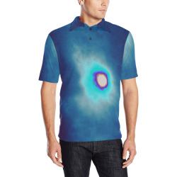 Dimensional Eclipse In The Multiverse 496222 Men's All Over Print Polo Shirt (Model T55)