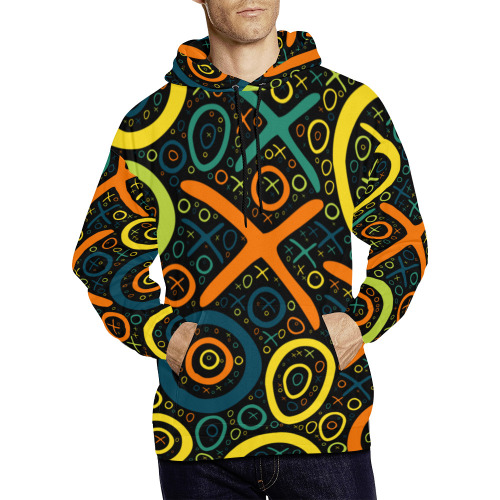 XO0L2-O Hoodie All Over Print Hoodie for Men (USA Size) (Model H13)