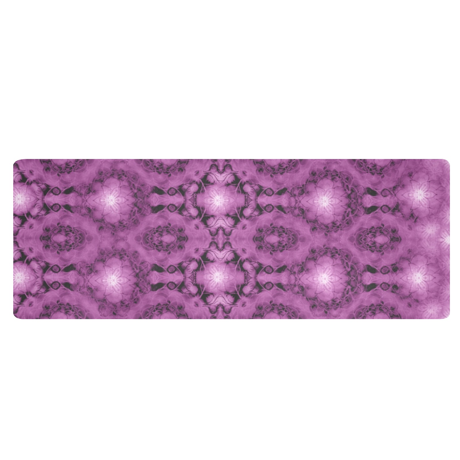 Nidhi decembre 2014-pattern 7-44x55 inches-purple Kitchen Mat 48"x17"