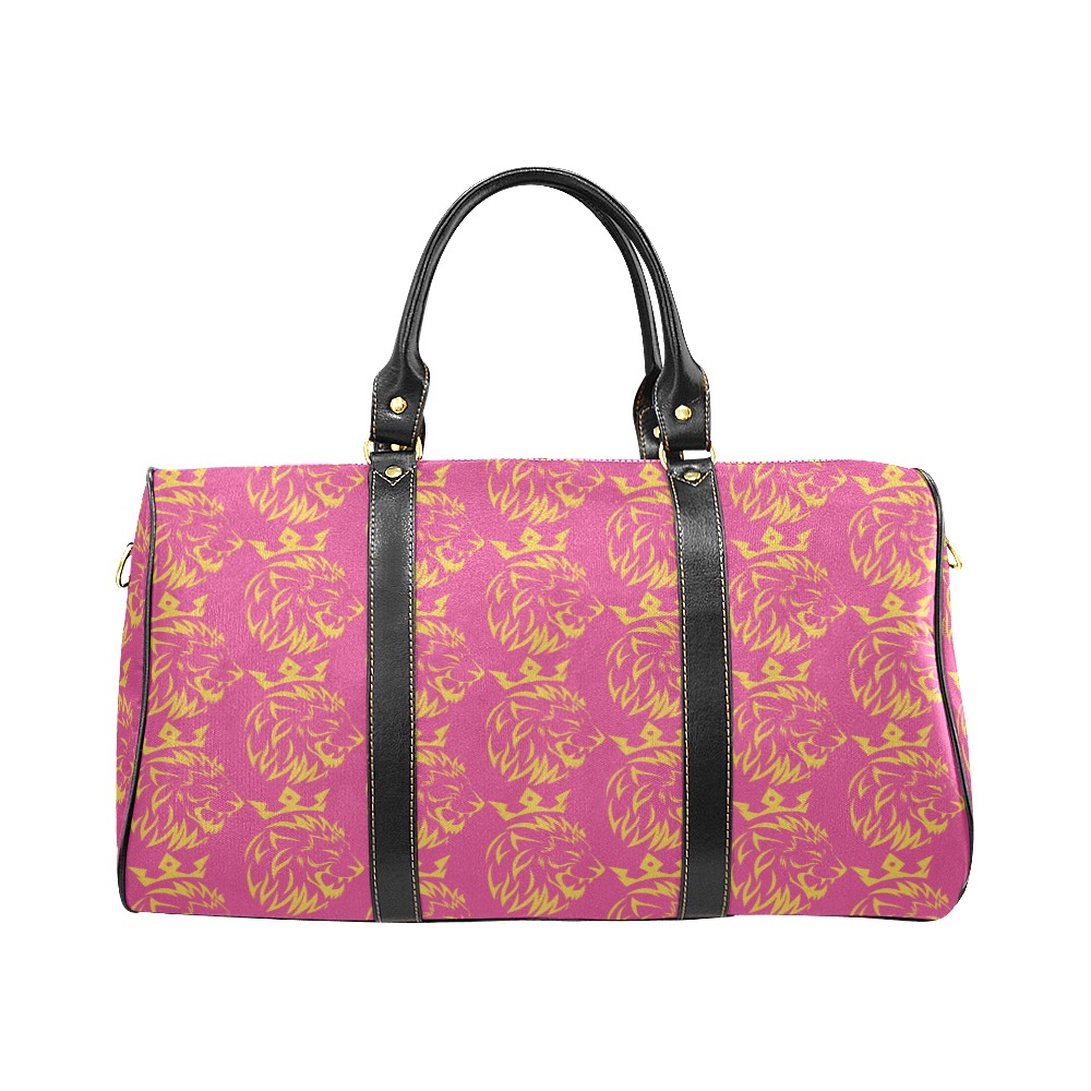 Freeman Empire Leather Duffle (Pink) New Waterproof Travel Bag/Small (Model 1639)
