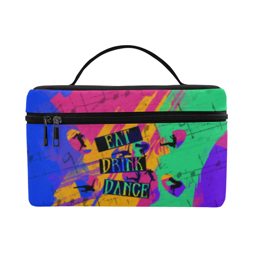 Eat Drink Dance Breakdance Cosmetic Bag/Large (Model 1658)