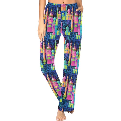Whimsical Moroccan Print Colorful Arabesque Pattern