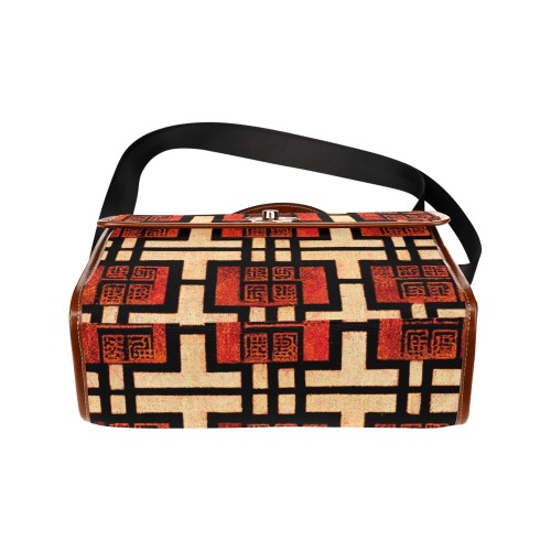 Chinese pattern Waterproof Canvas Bag/All Over Print (Model 1641)