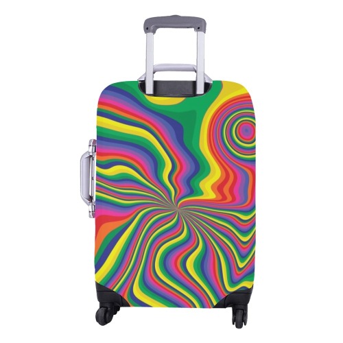 Groovy Pattern Luggage Cover/Medium 22"-25"