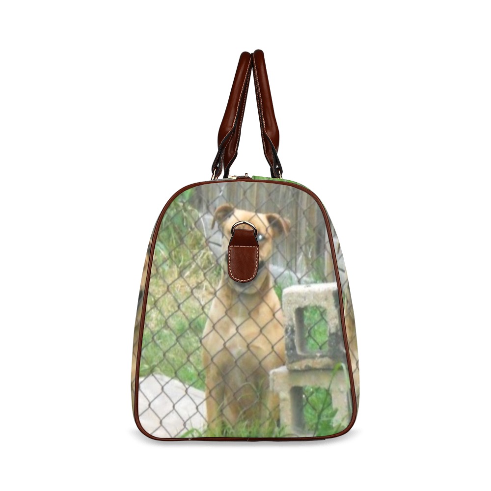 A Smiling Dog Waterproof Travel Bag/Large (Model 1639)