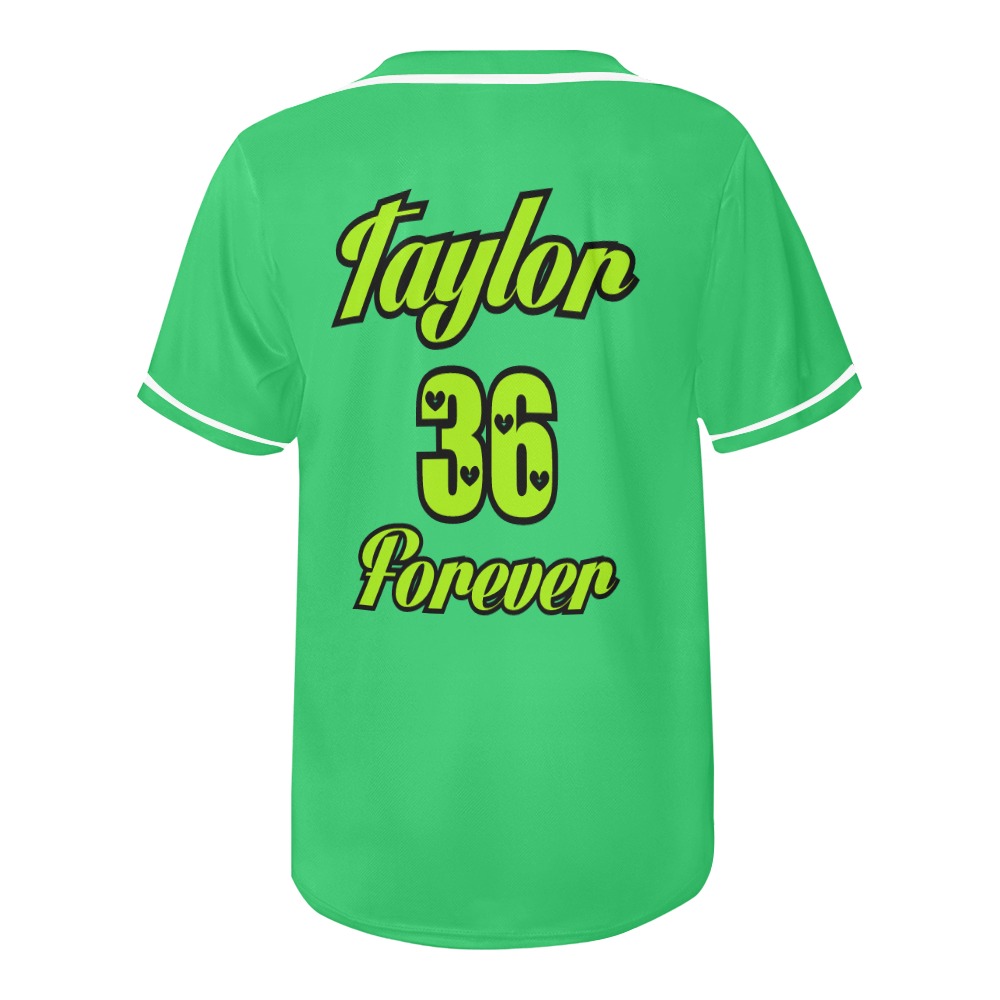 Taylor 36 forever All Over Print Baseball Jersey for Men (Model T50)