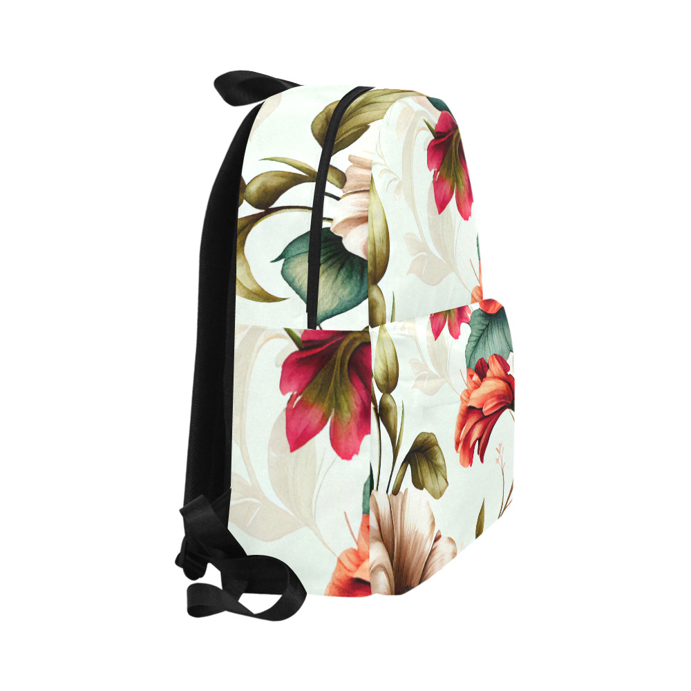 flowers botanic art (4) backpack Unisex Classic Backpack (Model 1673)