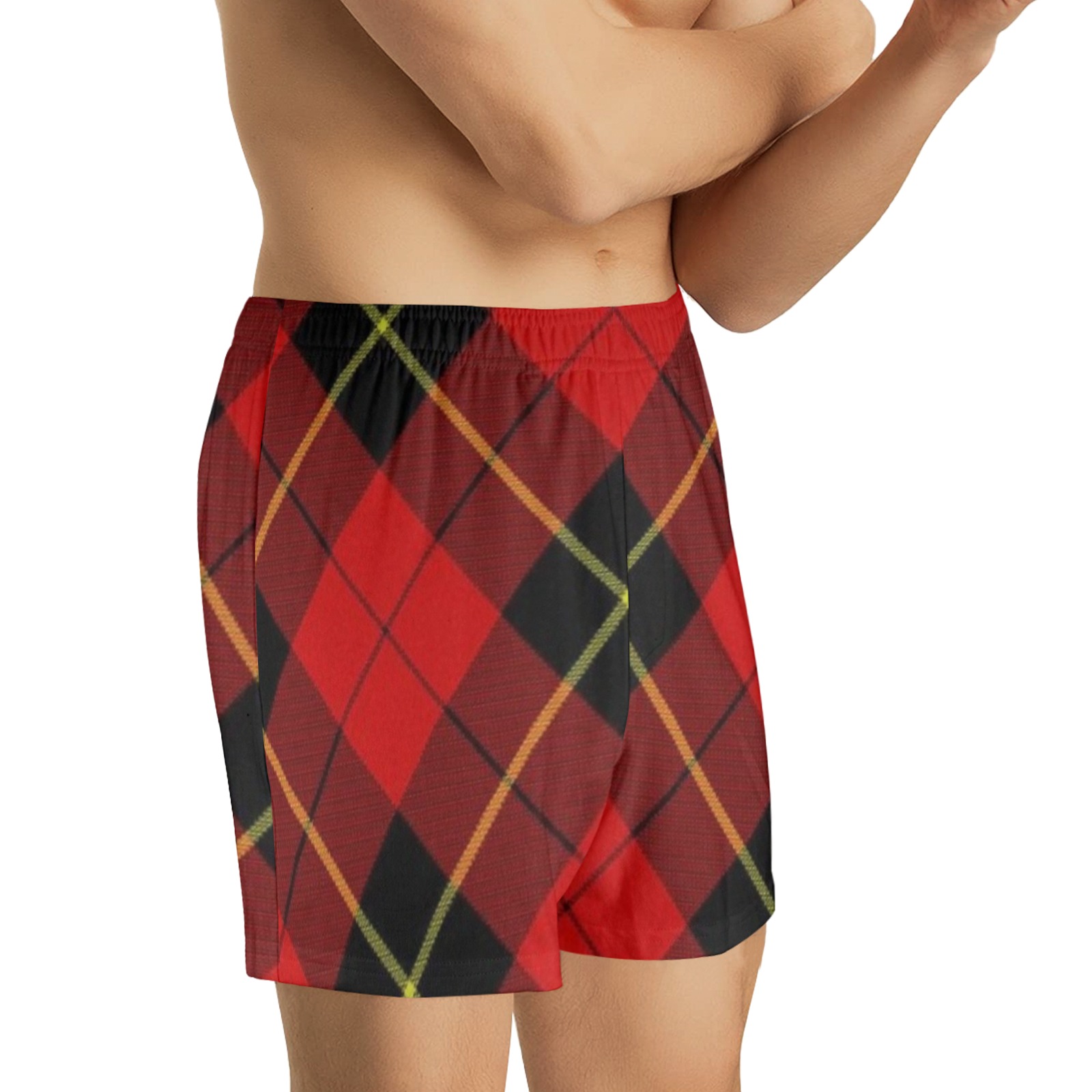 Lumber Jack boxers Men's Pajama Shorts (Model L73)