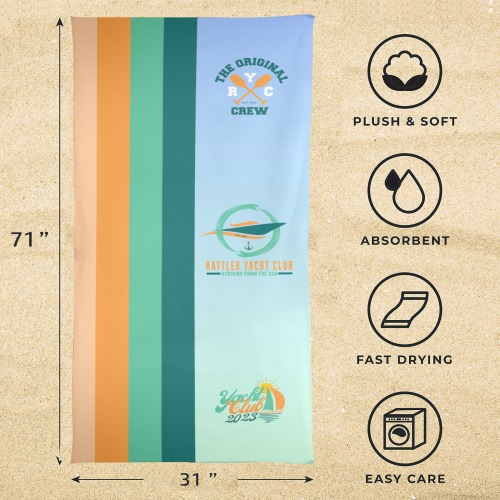 RYC Beach Towel 31"x71"(NEW)