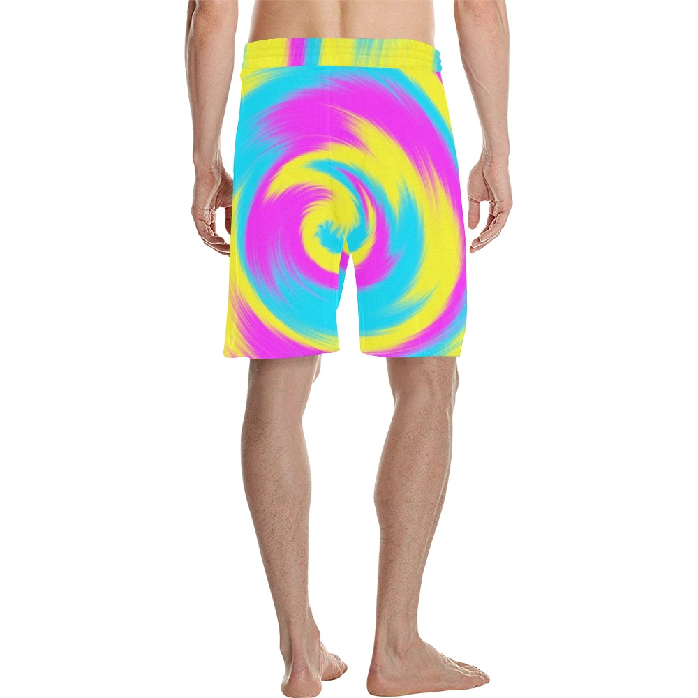 bañador color Men's All Over Print Casual Shorts (Model L23)