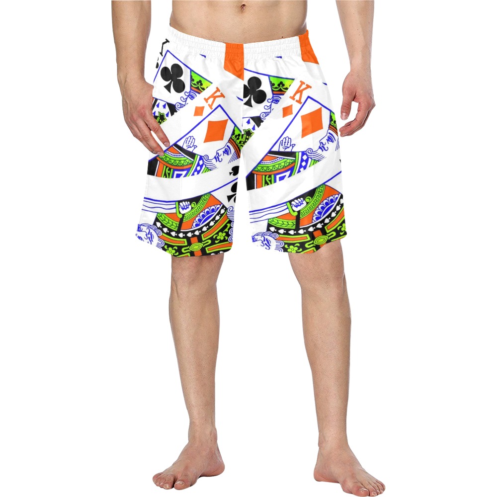 FOUR KINGS (2) Men's Swim Trunk (Model L21)