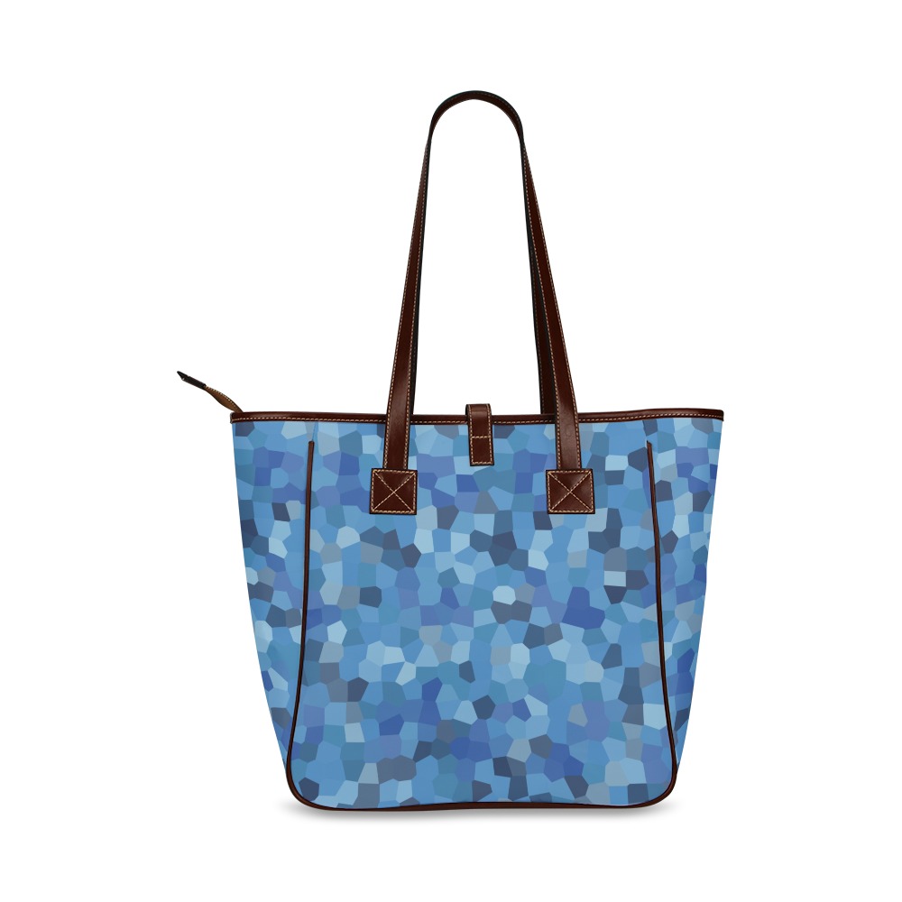 Crystalized Blue Classic Tote Bag (Model 1644)