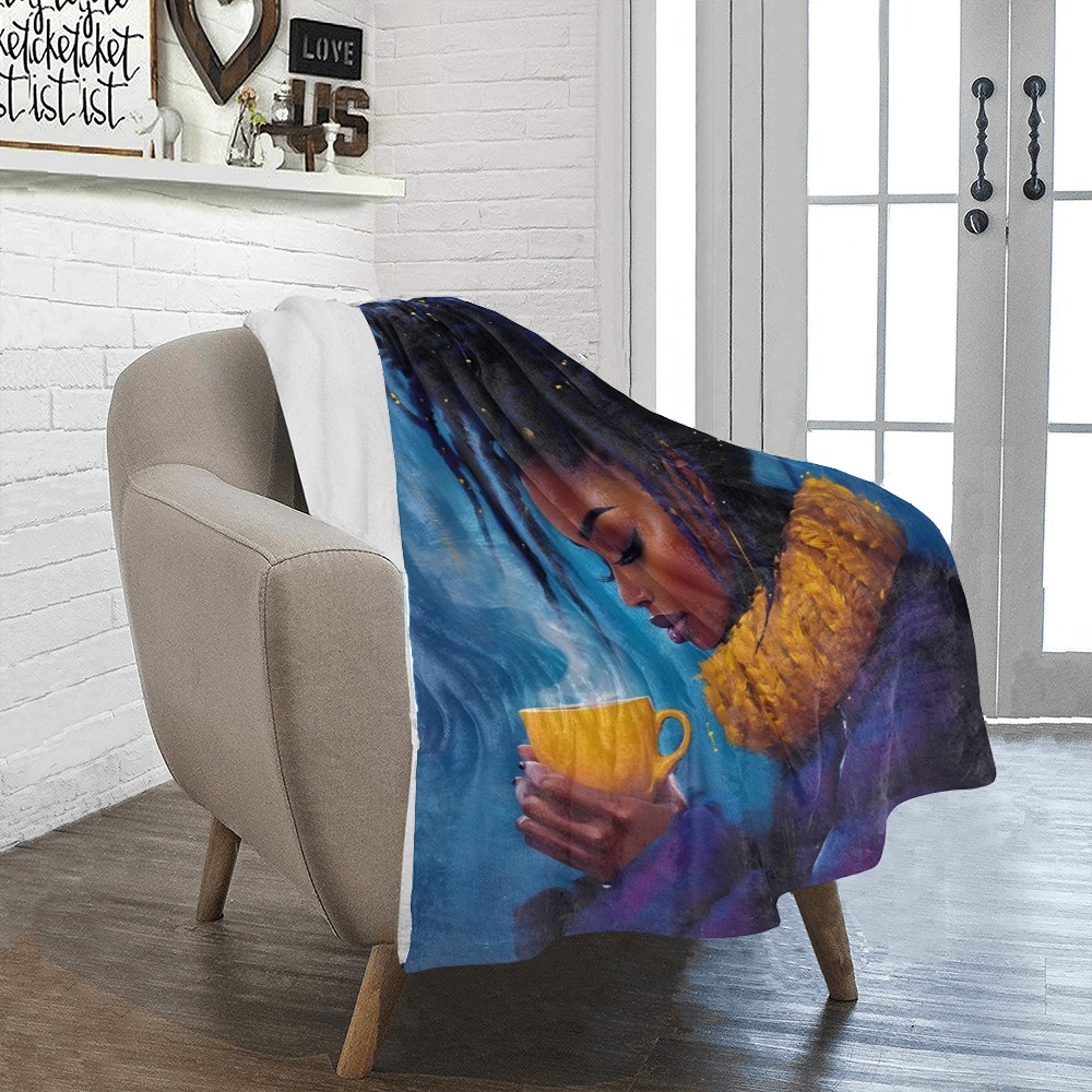 Coffee Break Blanket Ultra-Soft Micro Fleece Blanket 30''x40''