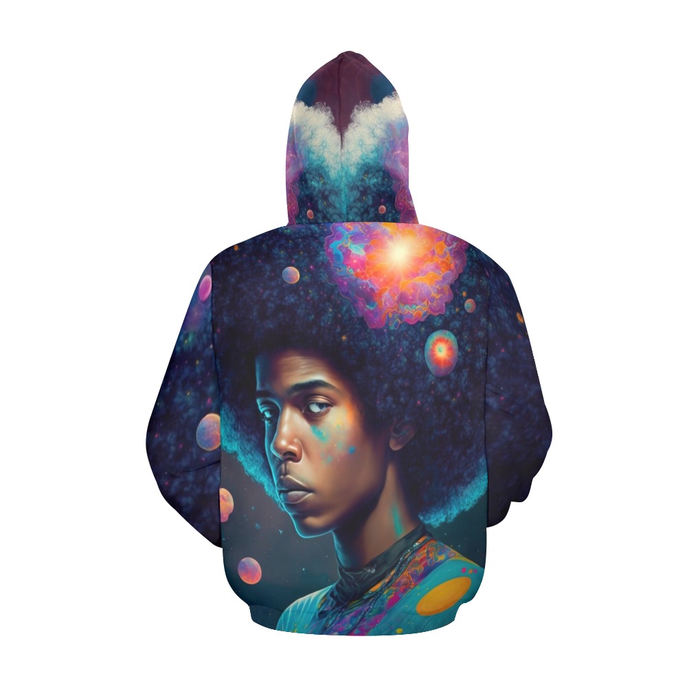 The Artist All Over Print Hoodie for Men (USA Size) (Model H13)