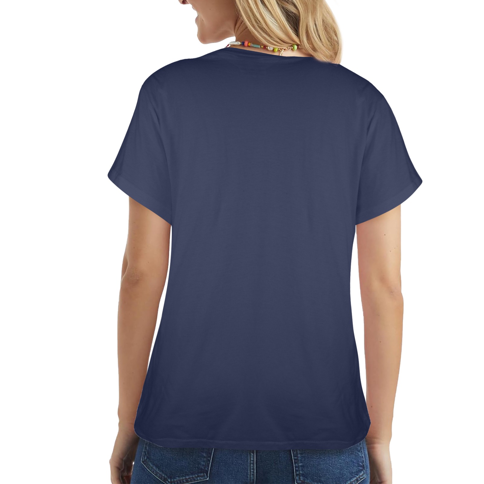 Blue Heeler's Are Like Chips (DB) Women's T-Shirt in USA Size (Front Printing) (Model T78)