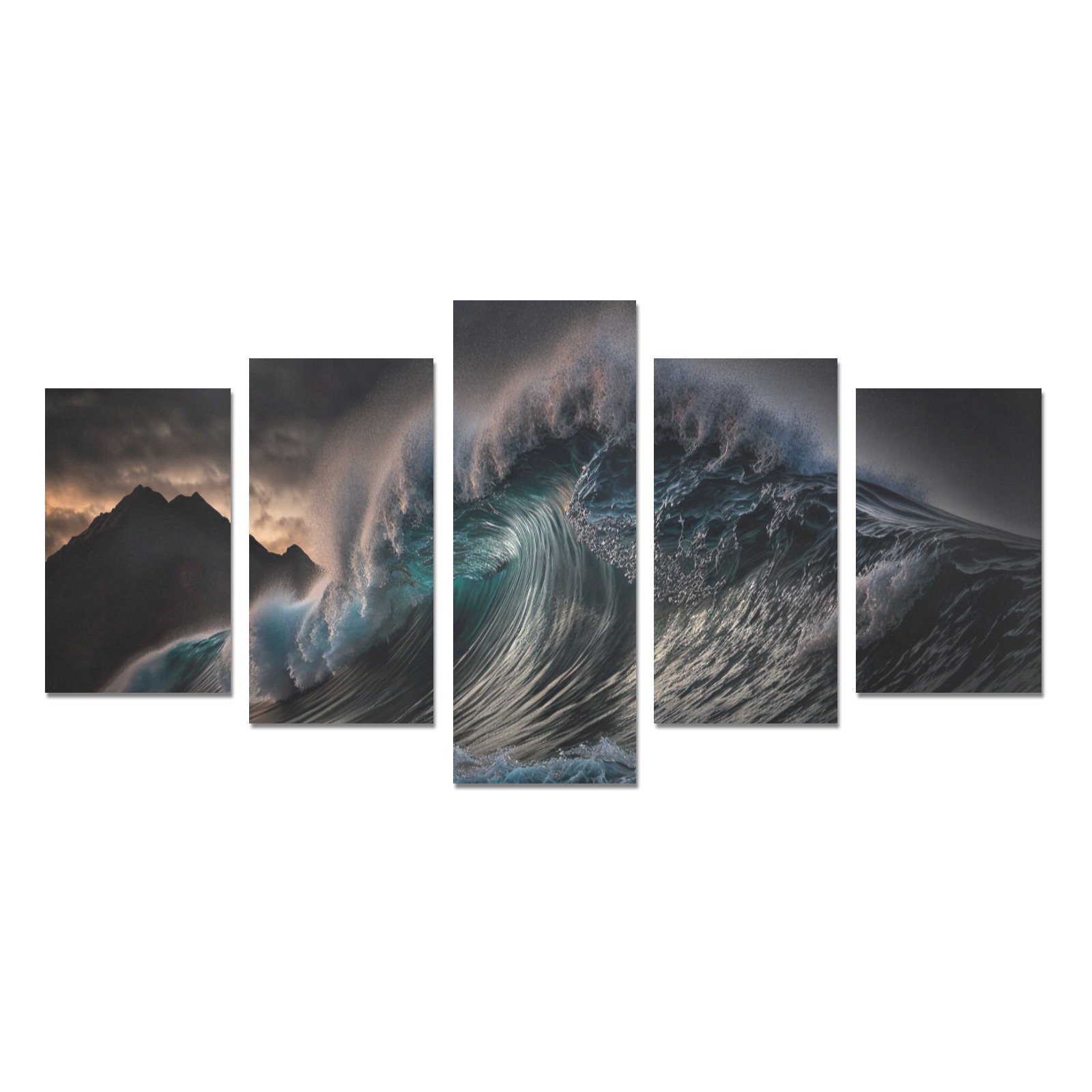 Wave 6 Canvas Print Sets C (No Frame)
