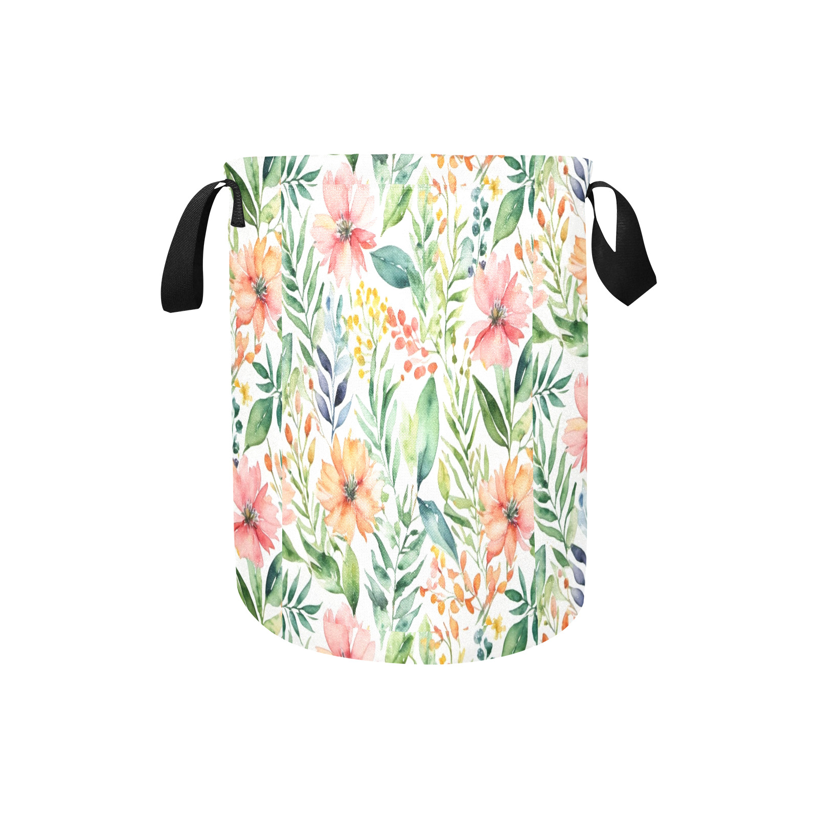 watercolor spring flowers pattern Laundry Bag (Small)