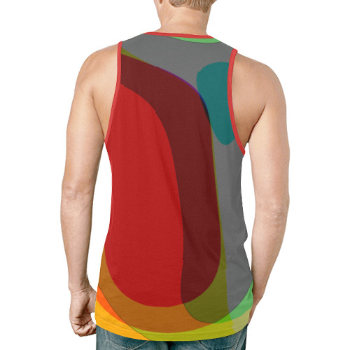 Colorful Abstract 118 New All Over Print Tank Top for Men (Model T46)