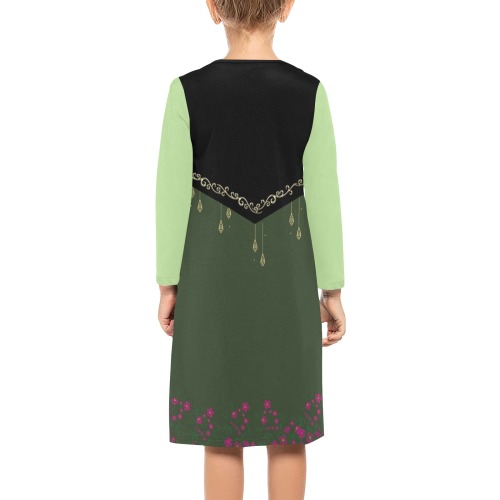 Little Anna Girls' Long Sleeve Dress (Model D59)
