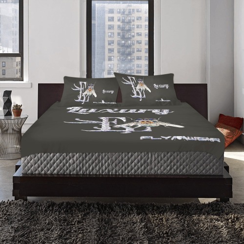 Luxury Collectable Fly 3-Piece Bedding Set