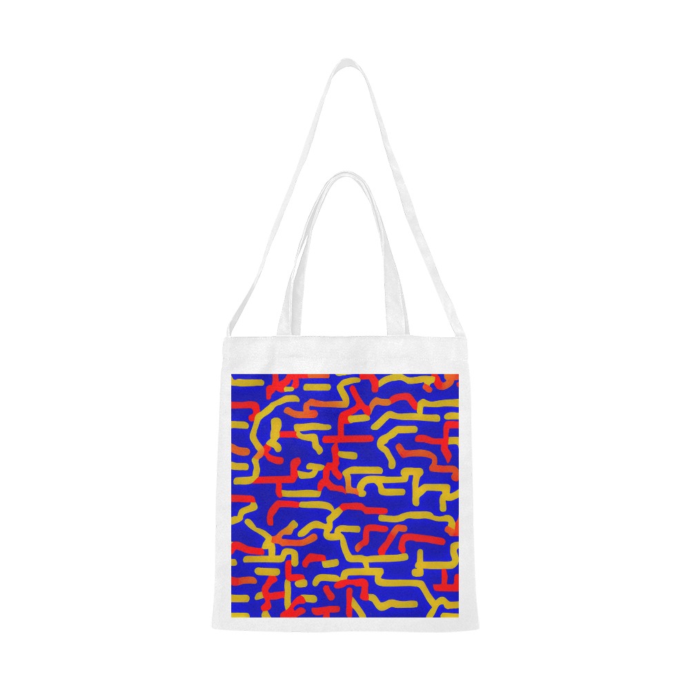 Worms Canvas Tote Bag/Medium (Model 1701)