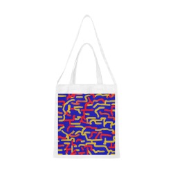 Worms Canvas Tote Bag/Medium (Model 1701)