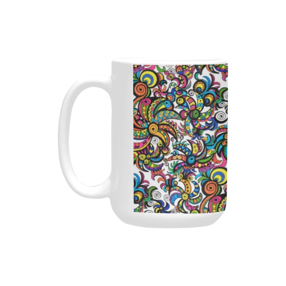 Apocalyptic Parrots Custom Ceramic Mug (15OZ)