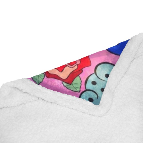Virgo-Jungfrau Pop Art by Nico bielow Double Layer Short Plush Blanket 50"x60"