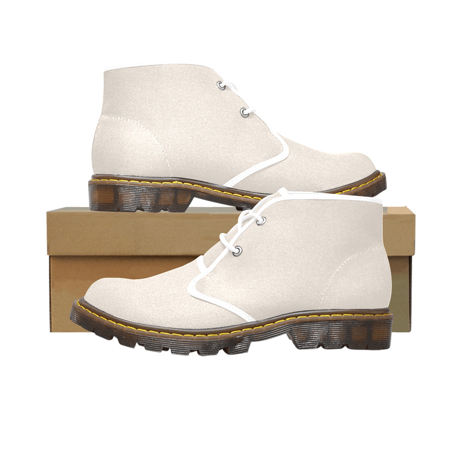 Perfectly Pale Women's Canvas Chukka Boots (Model 2402-1)