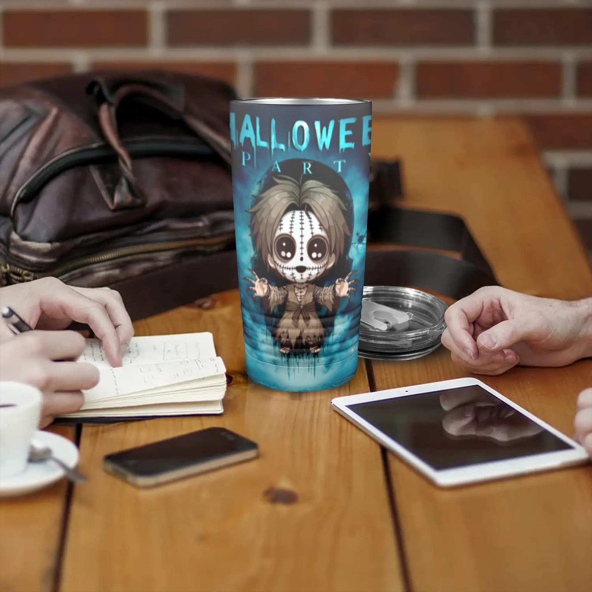 Happy Hello Ween 20oz Insulated Stainless Steel Mobile Tumbler