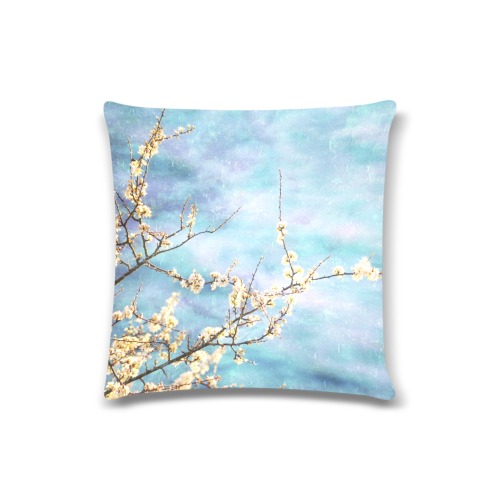 Spring Poetry Custom Zippered Pillow Case 16"x16"(Twin Sides)
