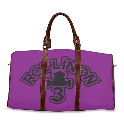 RollinOn3 Purple Travel Bag Waterproof Travel Bag/Small (Model 1639)
