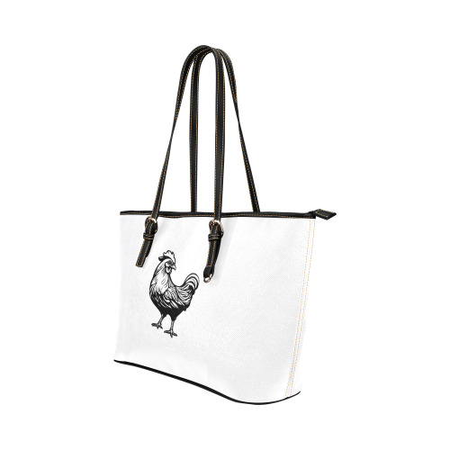 chicken Leather Tote Bag/Large (Model 1651)