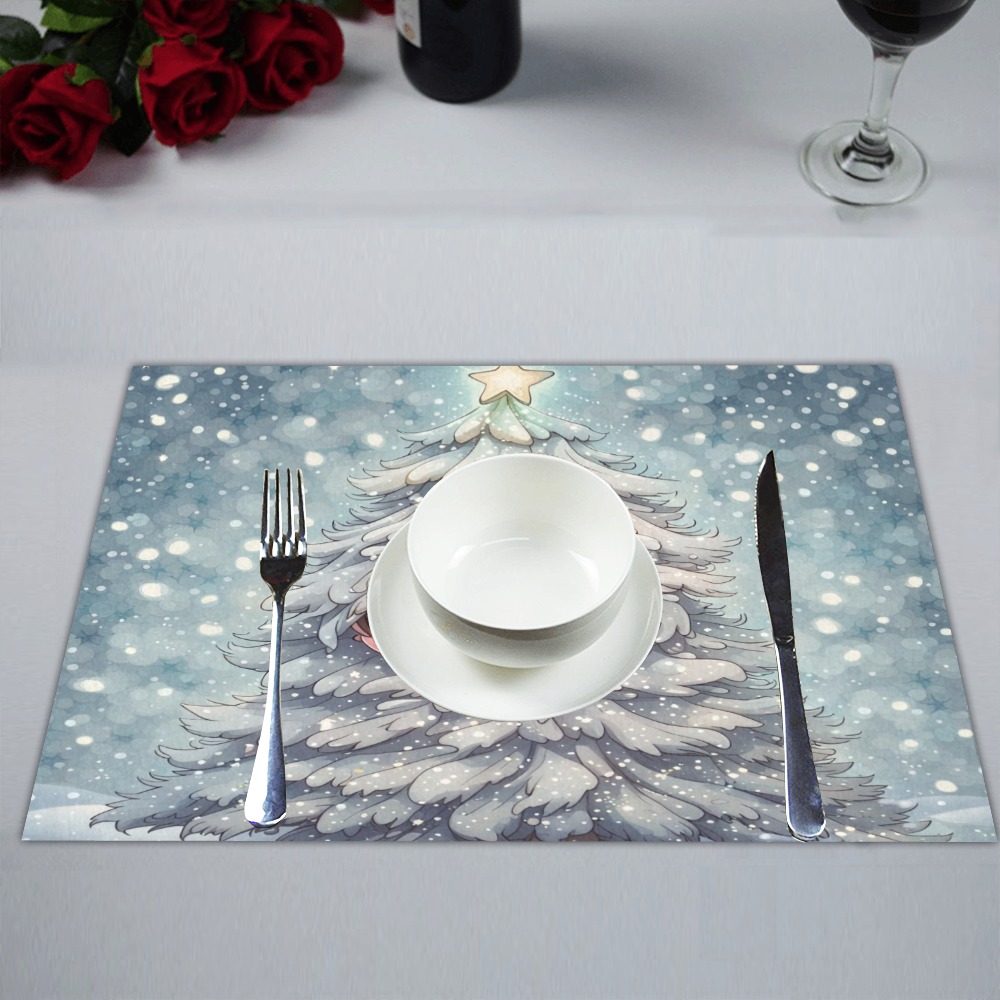 Little Christmas Tree Placemat 14’’ x 19’’