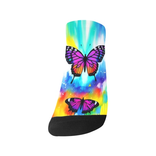 butterfly 1 b Women's Ankle Socks