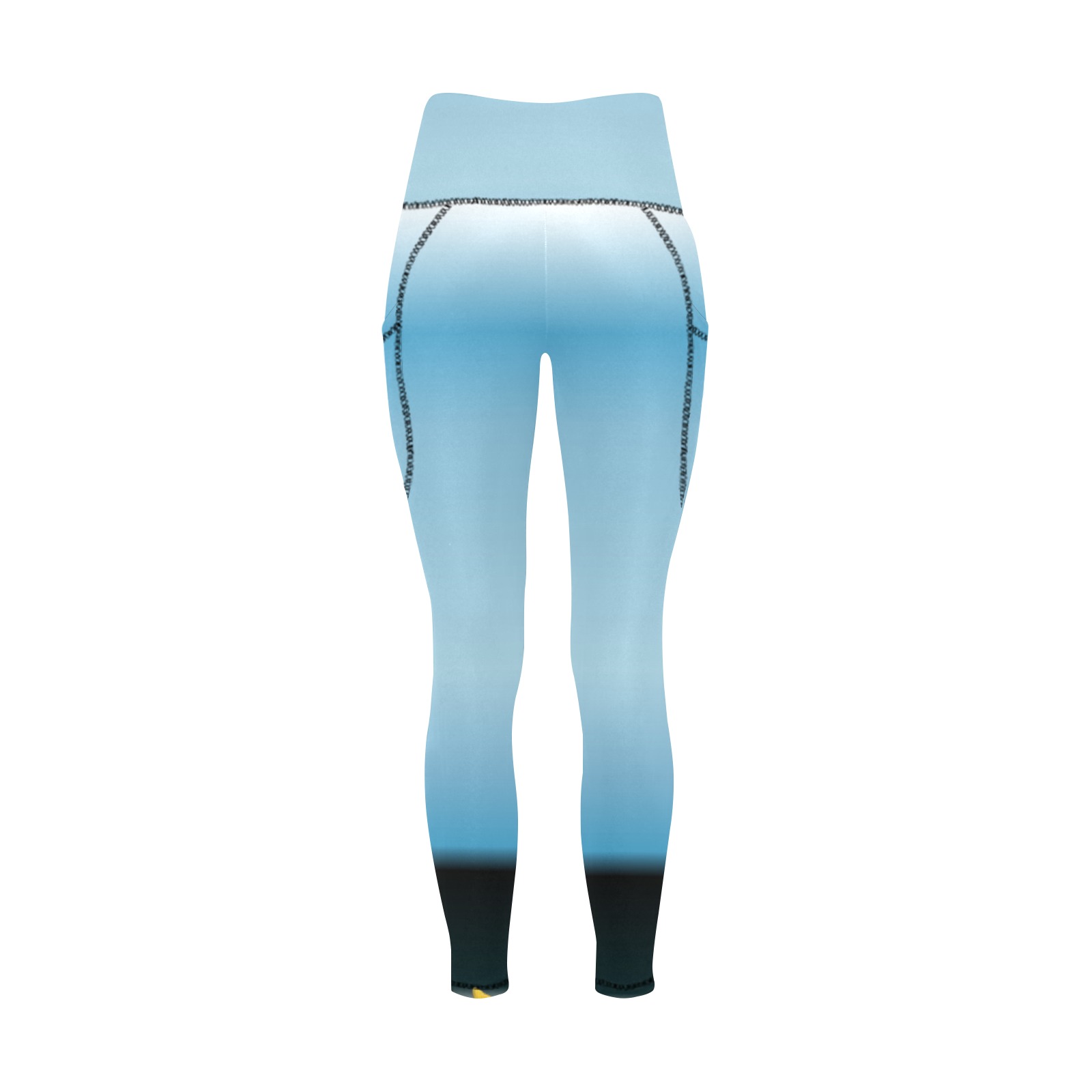 Blue Sky Women's All Over Print Leggings with Pockets (Model L56)