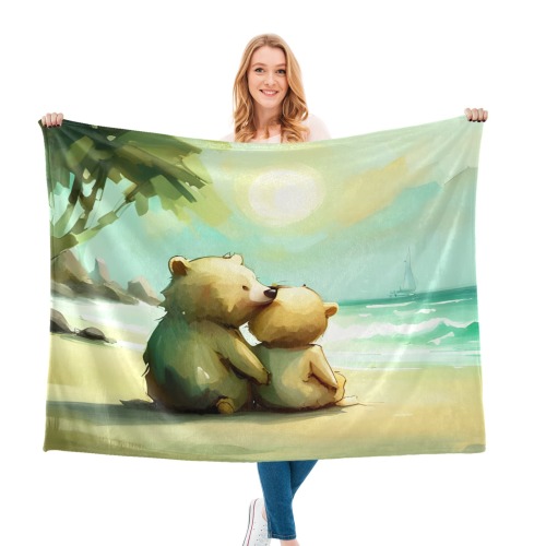 Little Bears 7 Ultra-Soft Micro Fleece Blanket 60"x50"