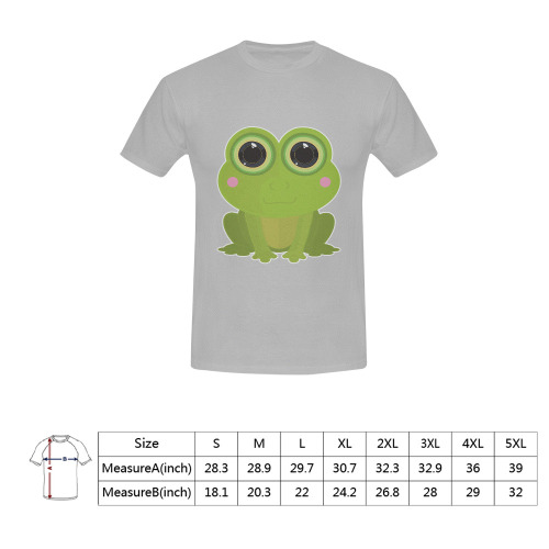 Frog Men's T-Shirt in USA Size (Front Printing Only)