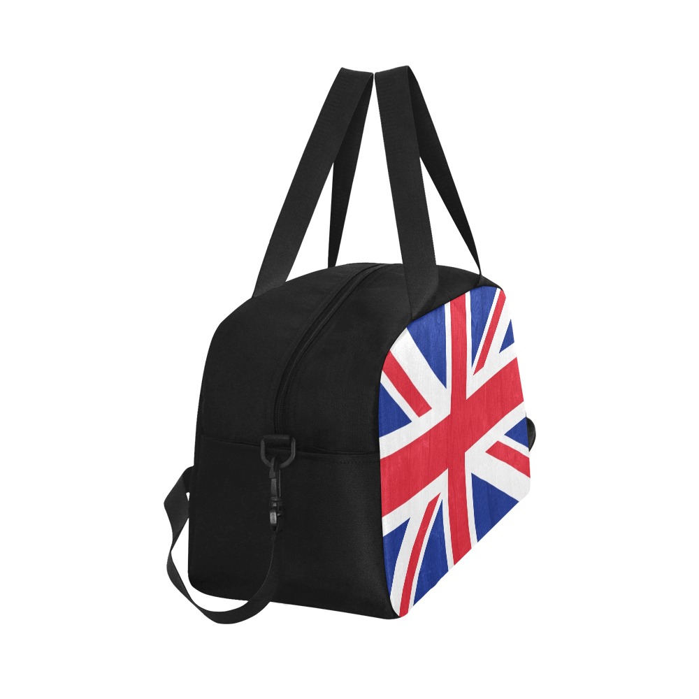 Union Jack Brit Flag Fitness Handbag (Model 1671)
