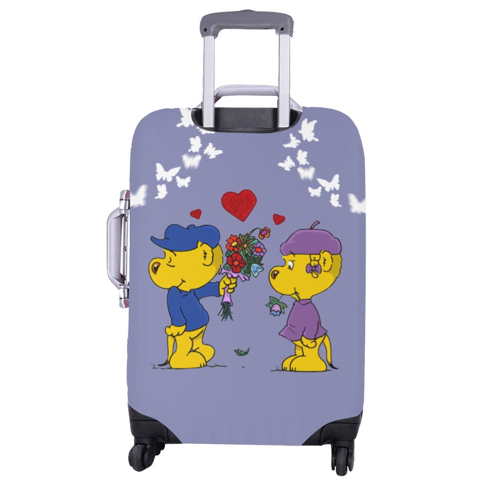 Ferald and Sahsha Ferret Luggage Cover/Large 26"-28"