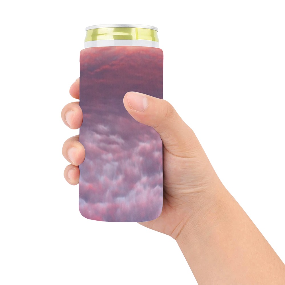 Morning Purple Sunrise Collection Neoprene Can Cooler 5" x 2.3" dia.