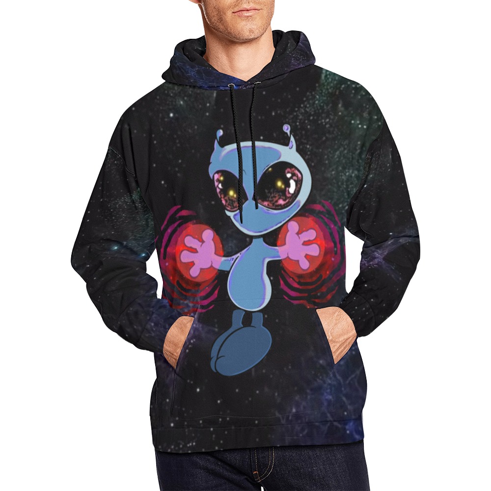 Qwiby All Over Print Hoodie for Men (USA Size) (Model H13)