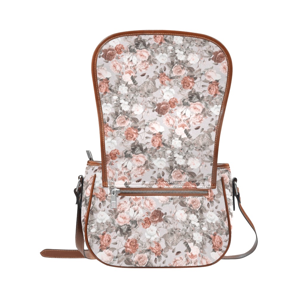 Blossom Saddle Bag/Small (Model 1649) Full Customization