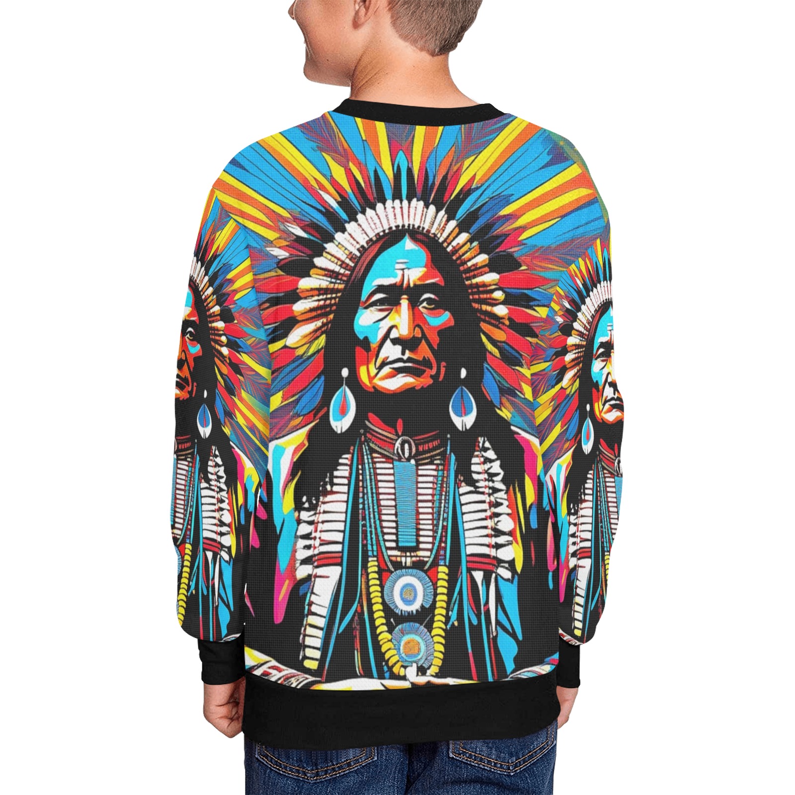 AMERICAN HERITAGE 11 Kids' All Over Print Sweatshirt (Model H37)