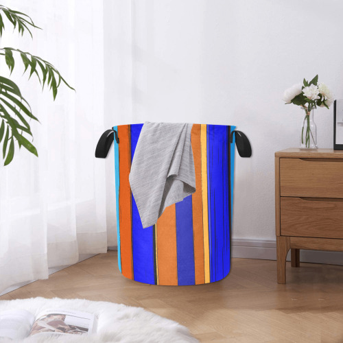 Abstract Blue And Orange 930 Laundry Bag (Large)