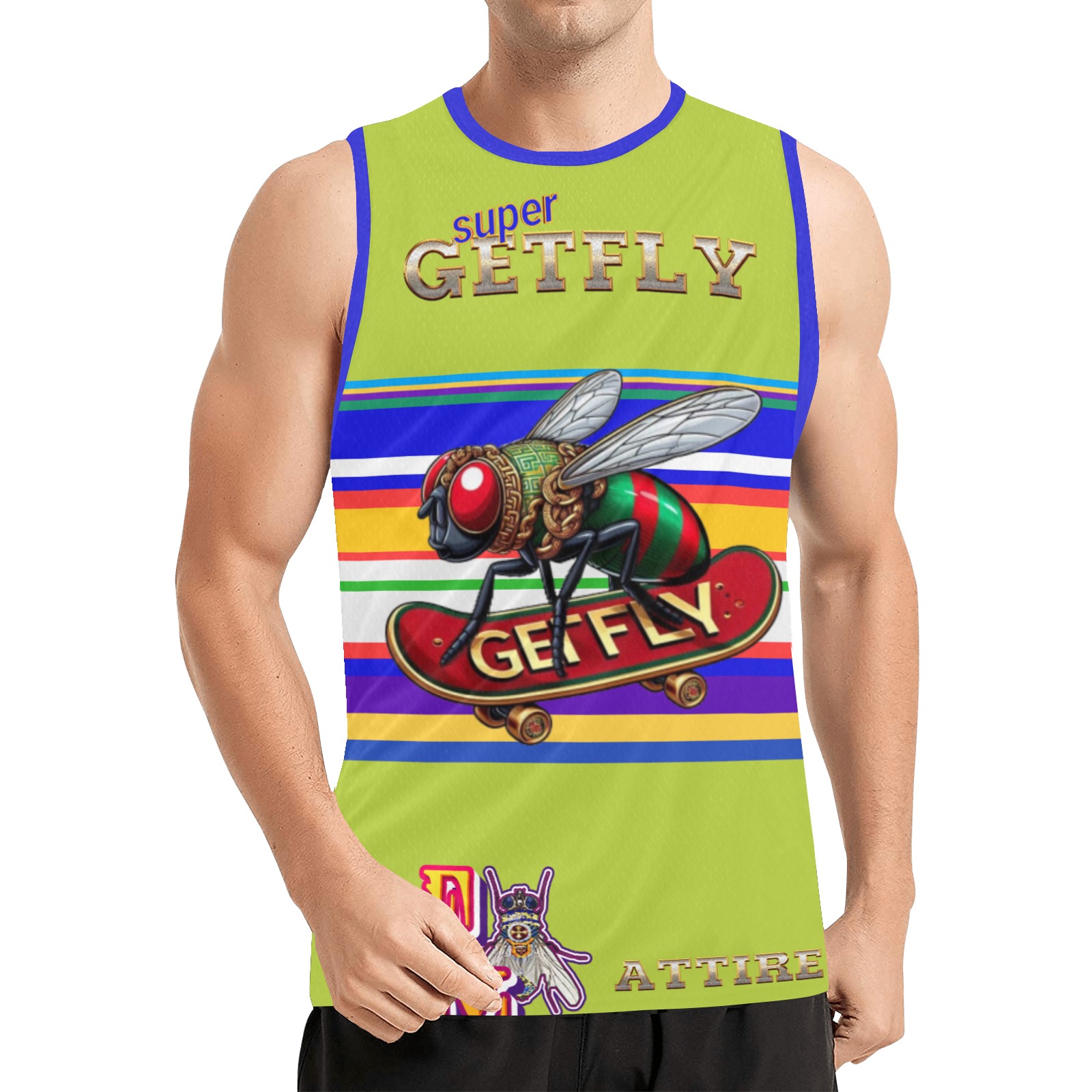 Super Getfly  Skate Collectable Fly All Over Print Basketball Jersey