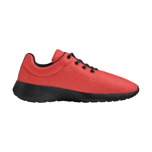 red Women's Athletic Shoes (Model 0200)